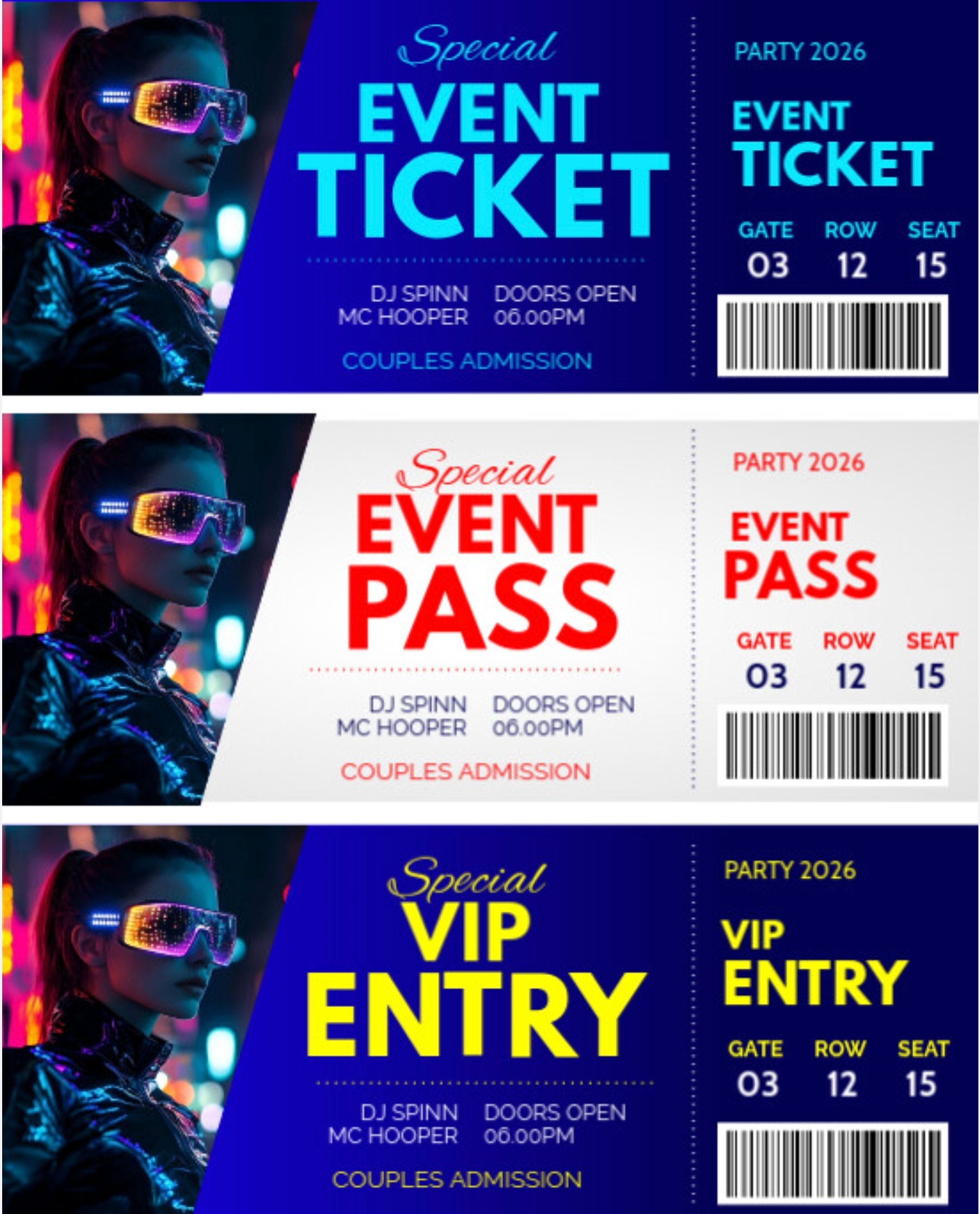 TICKETS & PASSES